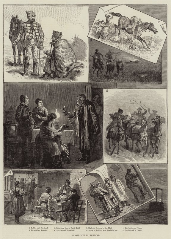 Robber Life na Węgrzech (rycina) autorstwa European School