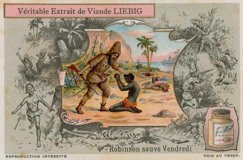 Robinson Crusoe z Man Friday autorstwa European School