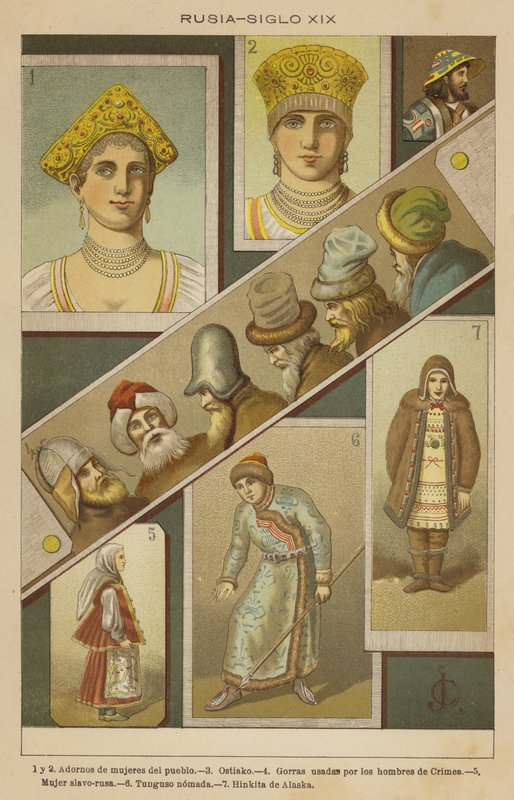 Rosja, XIX w. (fotografie kolorowe) autorstwa European School
