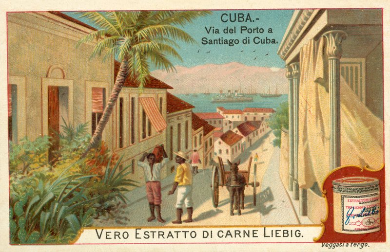 Santiago de Cuba (chromolitho) autorstwa European School
