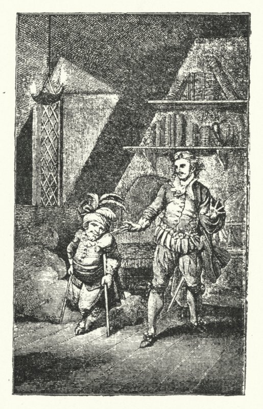 Scena z pierwszej opery Josepha Haydna Der krumme Teufel (Grawerowanie) autorstwa European School