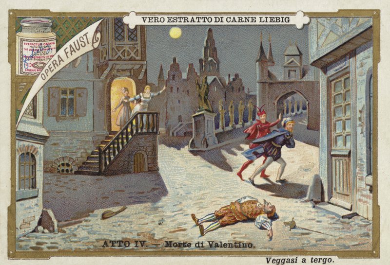 Scena z Fausta, opery Charlesa Gounoda autorstwa European School