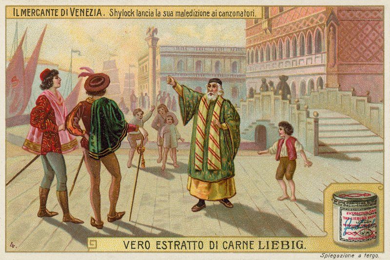 Shylock, Bassanio i Antonio autorstwa European School