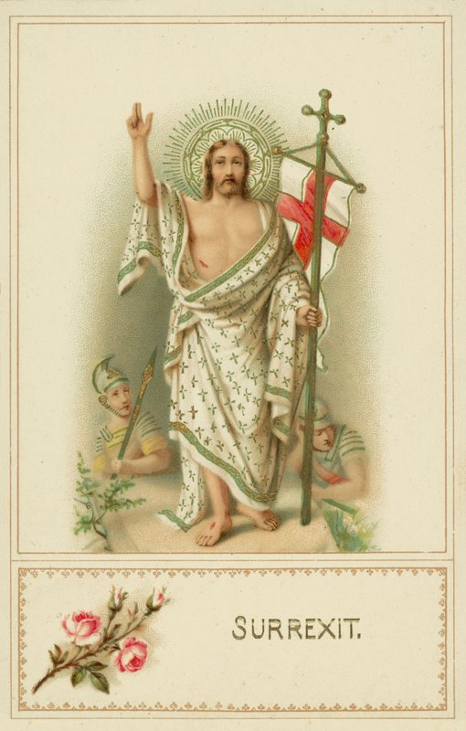 Surrexit (Chrystus zmartwychwstał) (chromolitho) autorstwa European School
