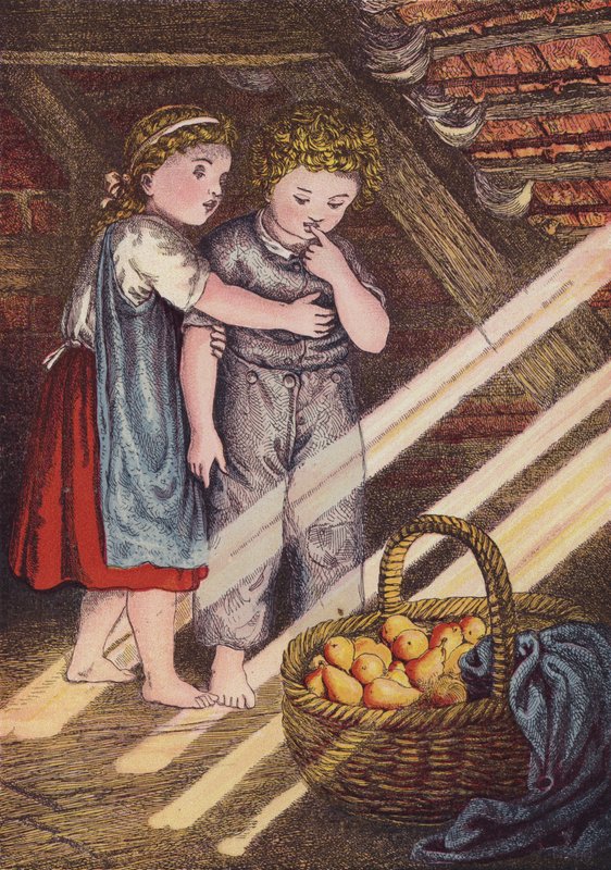 Oko Boga (kolorowa litografia) autorstwa European School