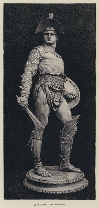 Gladiator (rycina) autorstwa European School