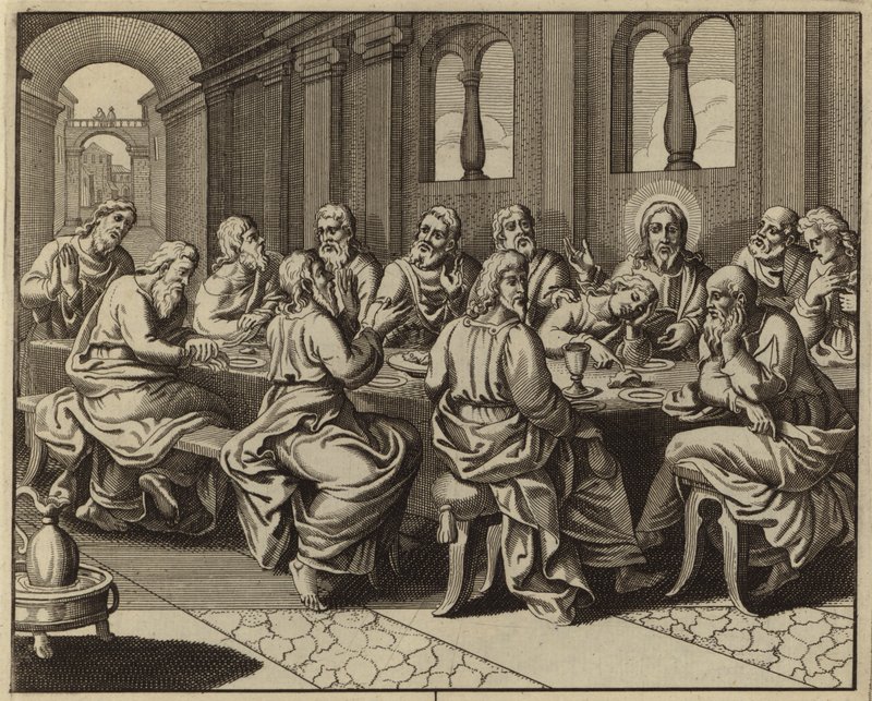 Ostatnia Wieczerza (rycina) autorstwa European School