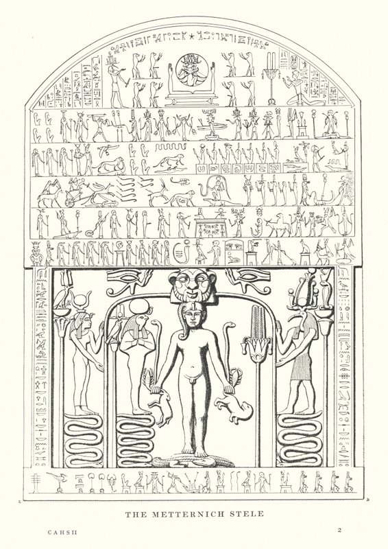 Stela Metternicha (litografia) autorstwa European School