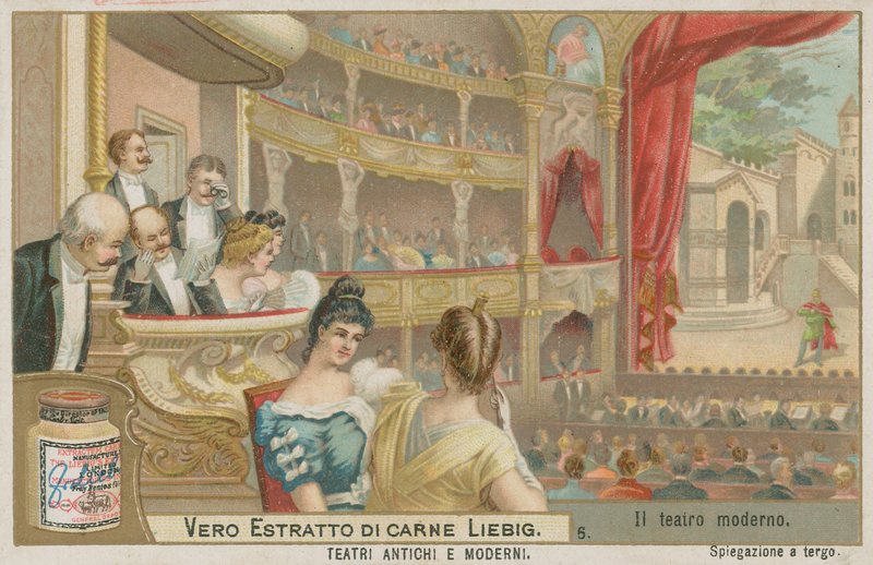 Teatr Współczesny (ok. 1900) autorstwa European School