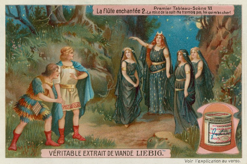 Królowa Nocy spotyka Tamino i Papageno autorstwa European School