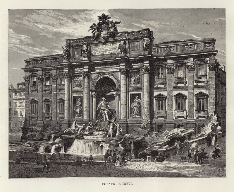 Fontanna di Trevi autorstwa European School
