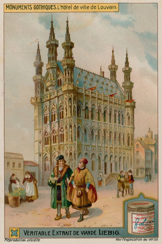 Ratusz w Leuven w Belgii autorstwa European School