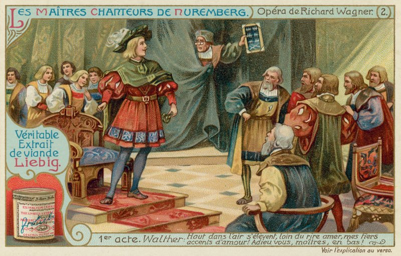 Walther śpiewa dla Meistersingers autorstwa European School