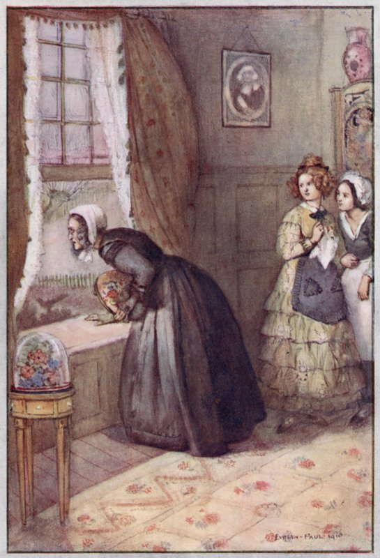 Ilustracja do Cranford autorstwa pani Gaskell (kolor lito) autorstwa Evelyn Paul