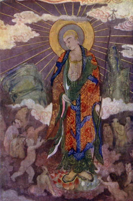 Jizo, Bóg dzieci (kolor lito) autorstwa Evelyn Paul