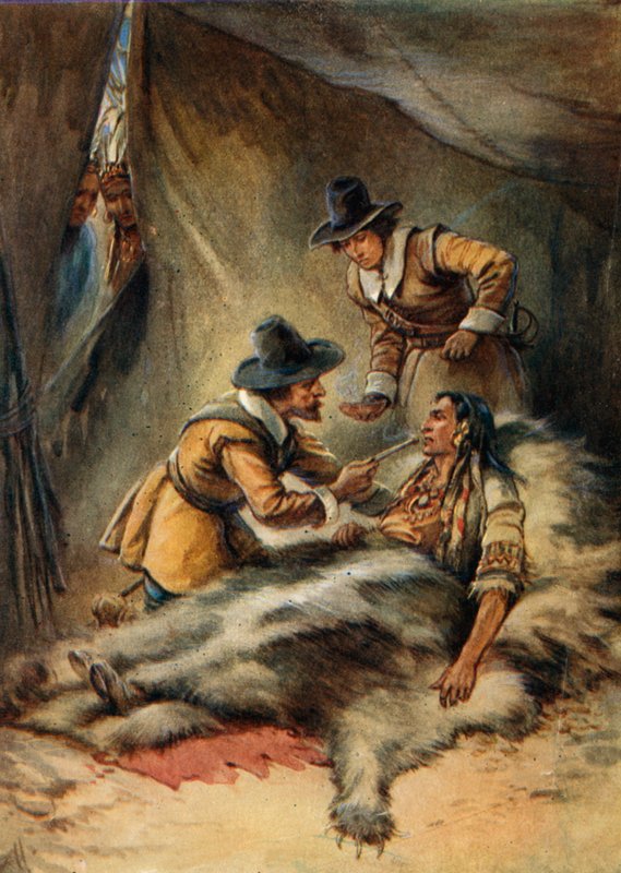 Ilustracja dla młodych pielgrzymów autorstwa Evelyn Stuart Hardy