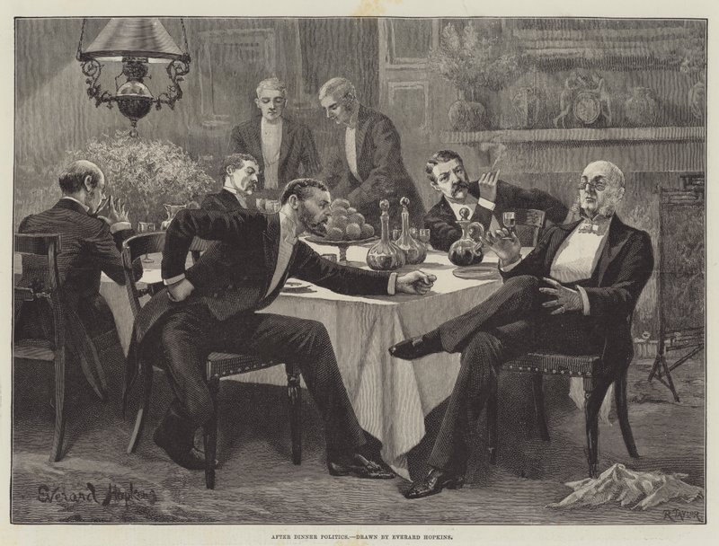 Polityka po kolacji autorstwa Everard Hopkins