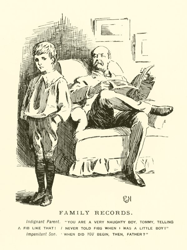 Rekordy rodzinne (grawerowanie) autorstwa Everard Hopkins