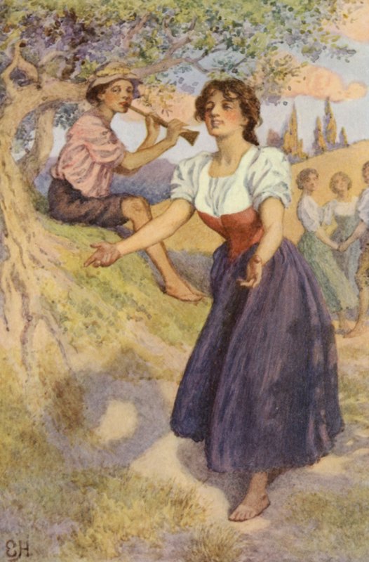 Ilustracja do Podróży sentymentalnej Laurence