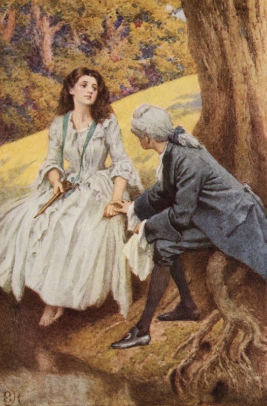 Ilustracja do Podróży sentymentalnej Laurence