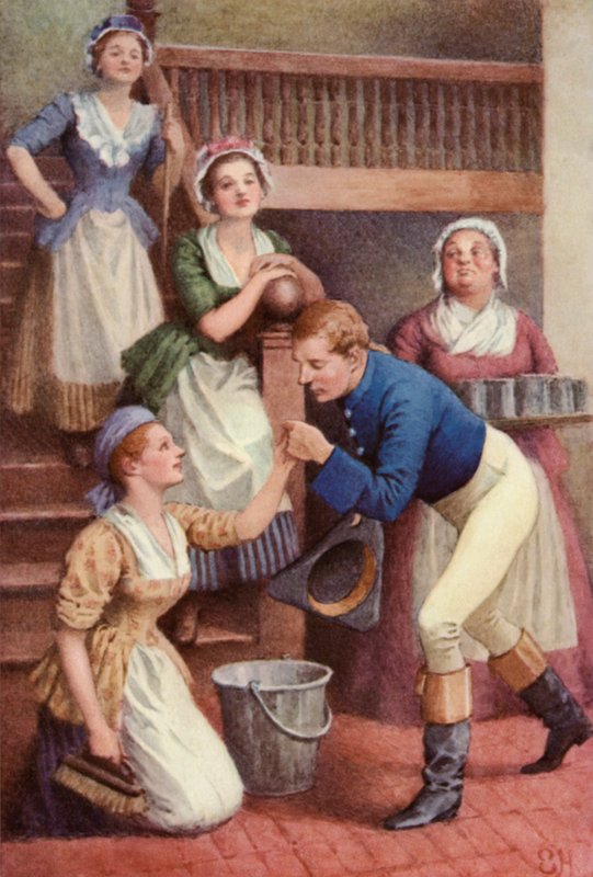 Ilustracja do Podróży sentymentalnej Laurence