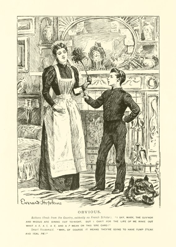 Oczywiste (grawerowanie) autorstwa Everard Hopkins