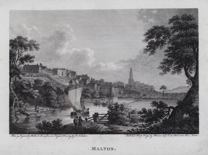 Malton (grawerowanie) autorstwa F. (after) Nicholson