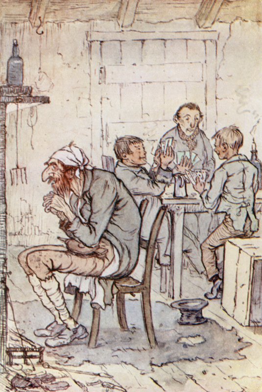 Ilustracja do Olivera Twista (kolor lito) autorstwa F. M. B. Blaikie