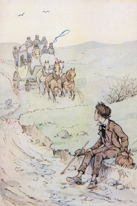 Ilustracja do Olivera Twista (kolor lito) autorstwa F. M. B. Blaikie