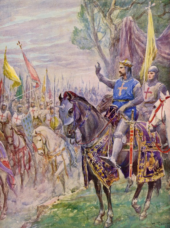 La Gerusalemme Liberata autorstwa Torquato Tasso: Canto 1, strofa 35 (kolorowa litografia) autorstwa Fabio Fabbi