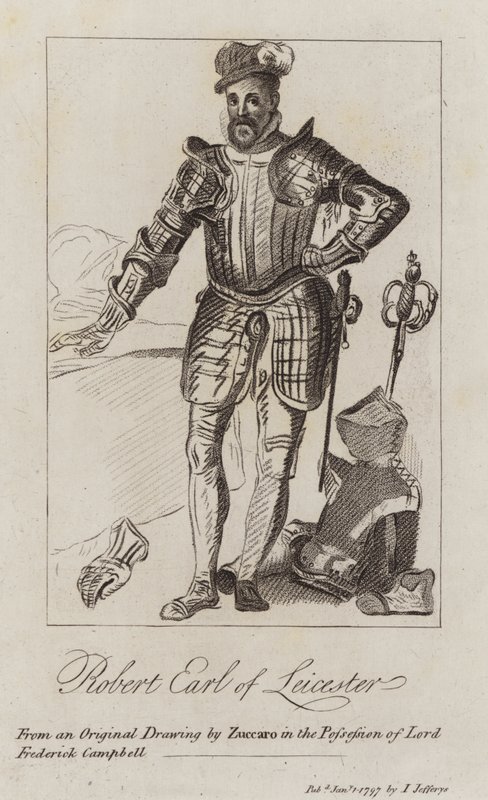 Robert Dudley autorstwa Federico (after) Zuccari or Zuccaro