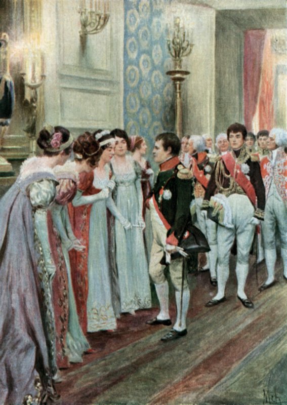 Przyjęcie w Tuileries autorstwa Felicien baron de Myrbach Rheinfeld