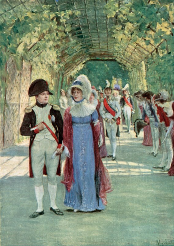 Napoleon i Marie Louise w Compiegne autorstwa Felicien baron de Myrbach Rheinfeld