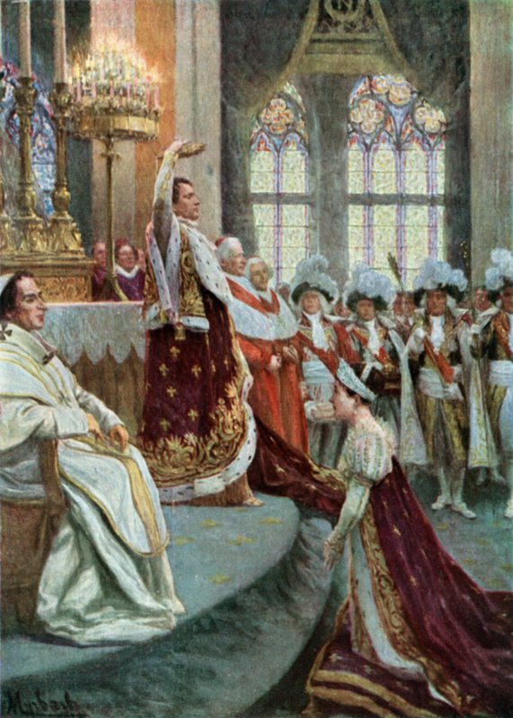 Koronacja w Notre Dame autorstwa Felicien baron de Myrbach Rheinfeld