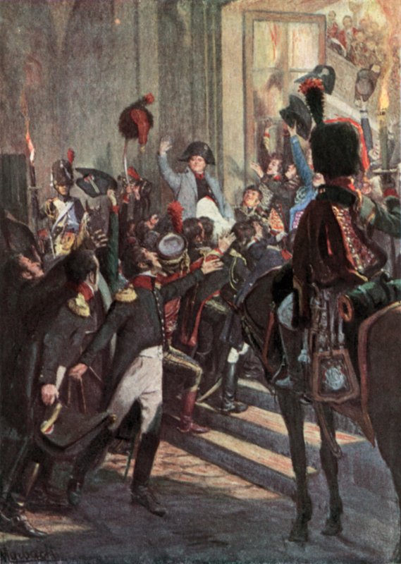 Powrót z Elby autorstwa Felicien baron de Myrbach Rheinfeld
