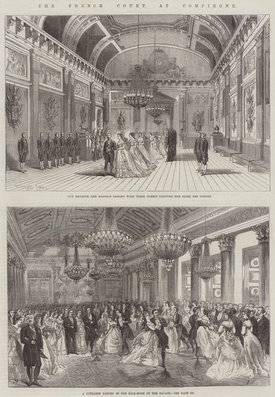 Dwór francuski w Compiegne autorstwa Felix Thorigny