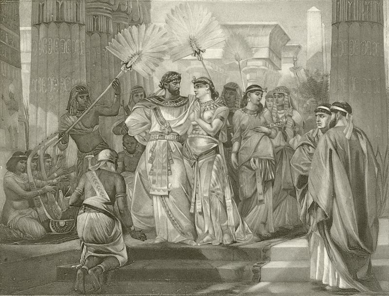 Antoniego i Kleopatry. Akt I, Scena I (wklęsłodruk) autorstwa Felix Octavius Carr Darley