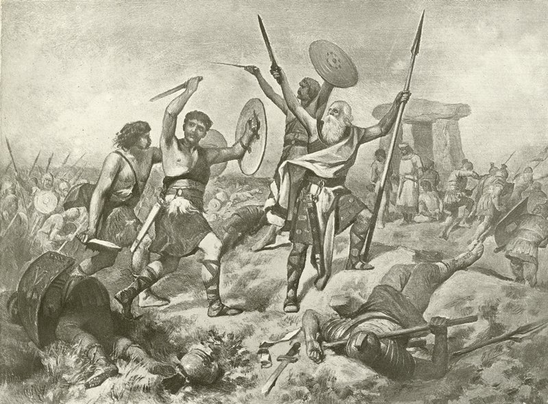Cybelina. Akt V, Scena II (wklęsłodruk) autorstwa Felix Octavius Carr Darley