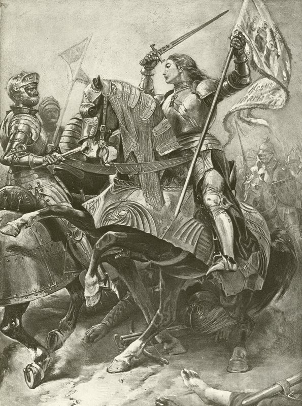 Pierwsza część Król Henryk VI. Akt I, Scena V (wklęsłodruk) autorstwa Felix Octavius Carr Darley