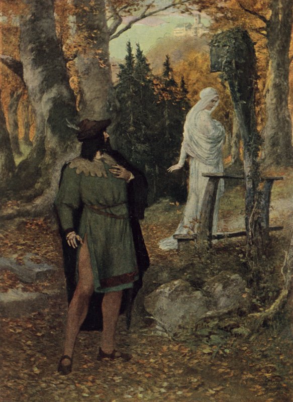 Wolfram opiekował się nią autorstwa Ferdinand Lecke