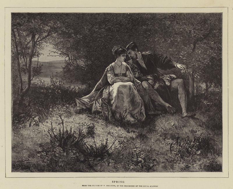 Wiosna autorstwa Ferdinand Heilbuth