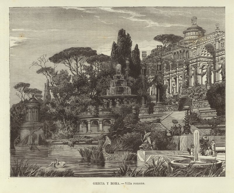 Grecja i Rzym - Willa rzymska autorstwa Ferdinand Knab