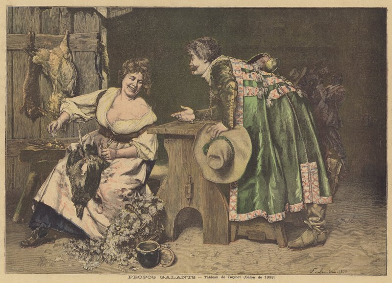 Propozycje Galants autorstwa Ferdinand Roybet