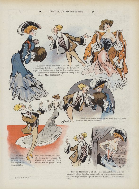 Ilustracja do Le Rire (litografia kolorowa) autorstwa Ferdinand Sigismund Bac