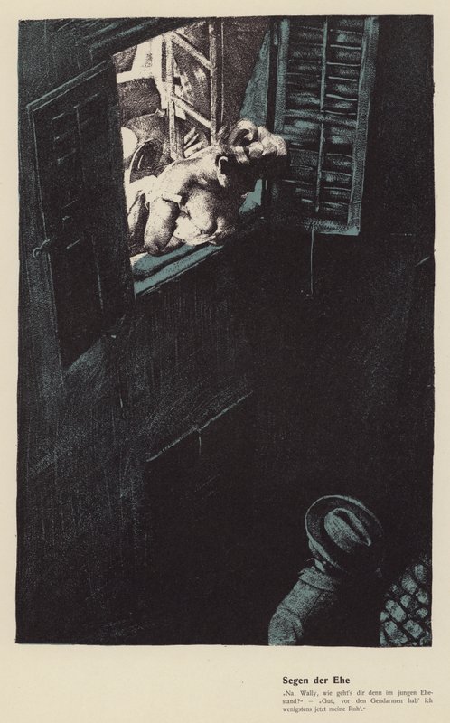 Błogosławieństwa małżeństwa (kolor lito) autorstwa Ferdinand von Reznicek