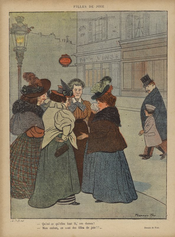Ilustracja do Le Rire autorstwa Fernand Fau