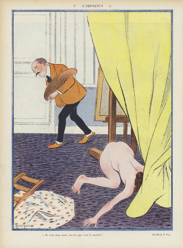 Ilustracja do Le Rire autorstwa Fernand Fau