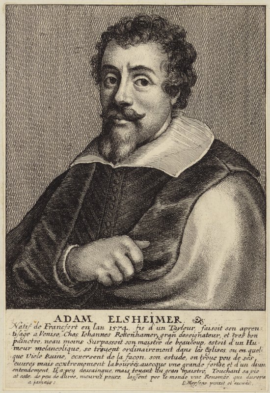 Portret Adama Elsheimera autorstwa Flemish School