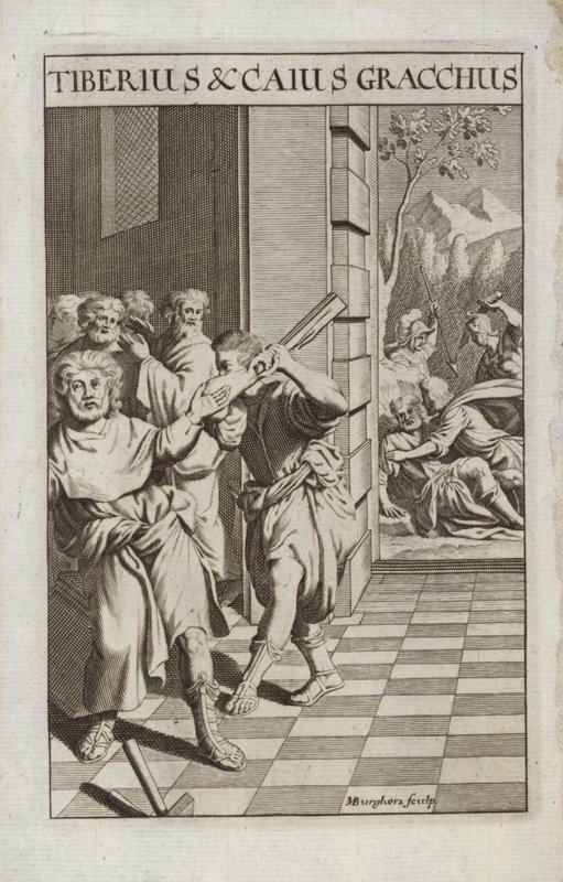 Tyberiusz i Kajusz Grakchus autorstwa Flemish School