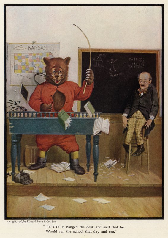 Teddy - B uderzył w biurko i powiedział, że tego dnia poprowadzi szkołę i zobaczy autorstwa Floyd V. Campbell